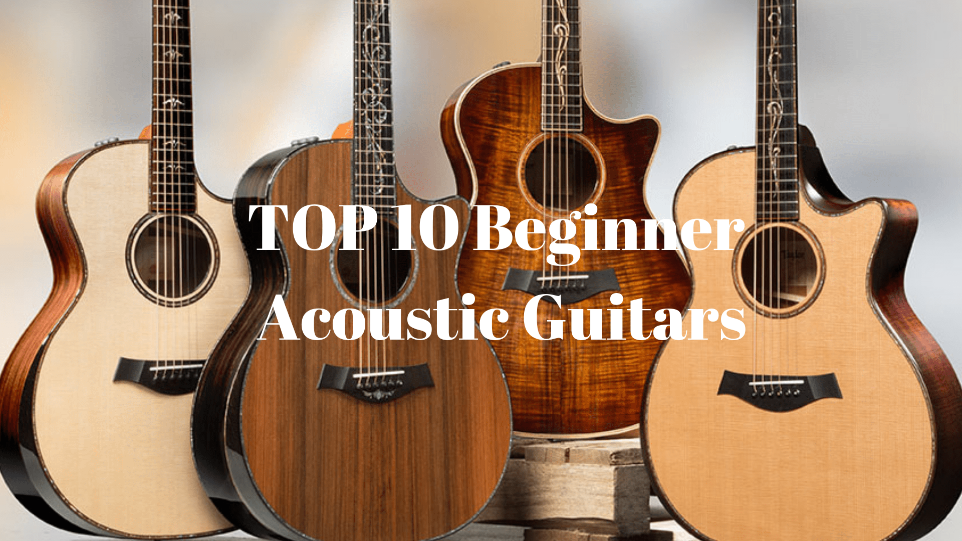 TOP 10 Beginner Acoustic Guitars in 2023